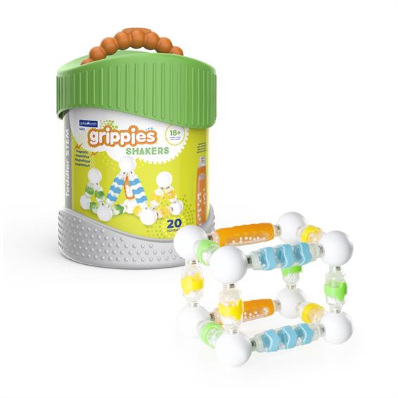Магнітний конструктор Guidecraft Grippies Shakers, 20 деталей (G8321) - зображення 3