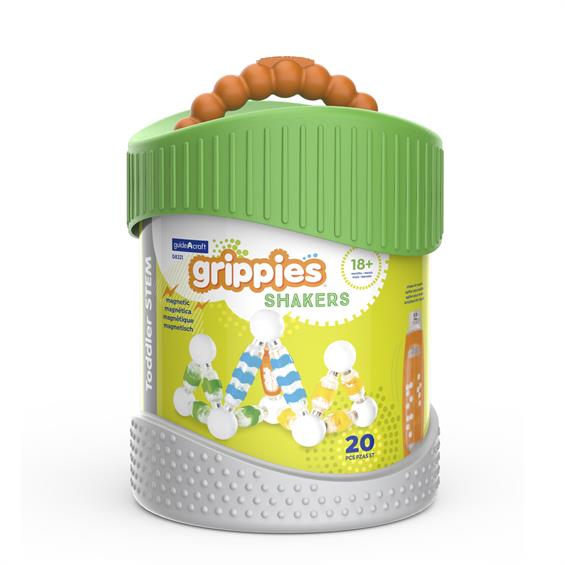 Магнітний конструктор Guidecraft Grippies Shakers, 20 деталей (G8321) - зображення 12