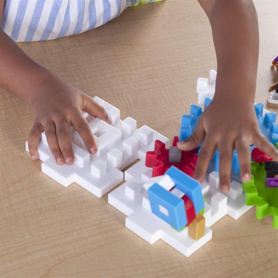 Конструктор Guidecraft IO Blocks Tabletop System з доповненою 3d реальністю, 118 деталей (G9640) - зображення 11