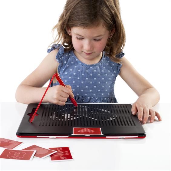 Магнітний планшет Guidecraft Manipulatives для малювання, з шаблонами та ручкою (G99970) (G99970) - зображення 1