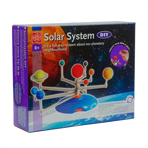 Модель Сонячної системи власноручно Edu-Toys з фарбами (GE046) - зображення 4