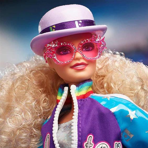 Колекційна лялька Barbie Автограф Елтон Джон 29 см (GHT52) - зображення 2