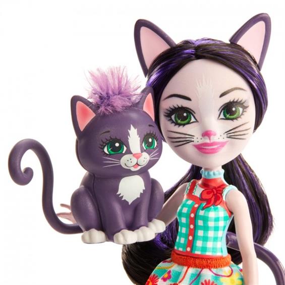 Лялька Enchantimals Кошеня Сієста з улюбленцем (GJX40) - зображення 2