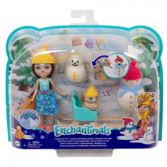 Лялька Enchantimals Білочка Шарлота Білочки та сніговички (GNP16) - зображення 9