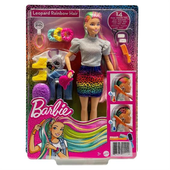 Лялька Barbie Райдужний леопард 29 см (GRN81) - зображення 6