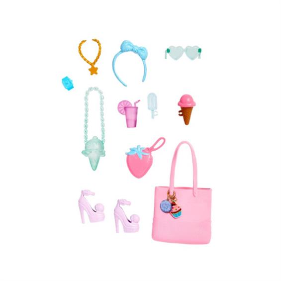 Набір модних аксесуарів Barbie Рожева сумка морозиво (GWD98-HJT28) - зображення 1