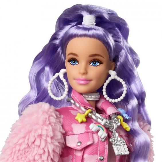 Лялька Barbie Extra з бузковим волоссям 29 см (GXF08) - зображення 4