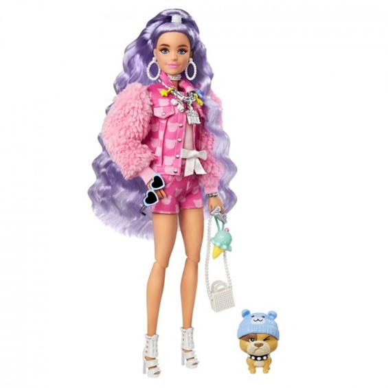 Лялька Barbie Extra з бузковим волоссям 29 см (GXF08) - зображення 1