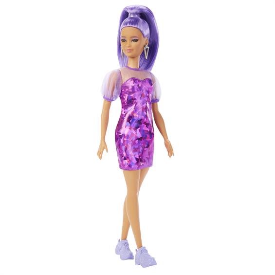 Лялька Barbie Fashionistas Модниця у фіолетових відтінках 26 см (HBV12) - зображення 2
