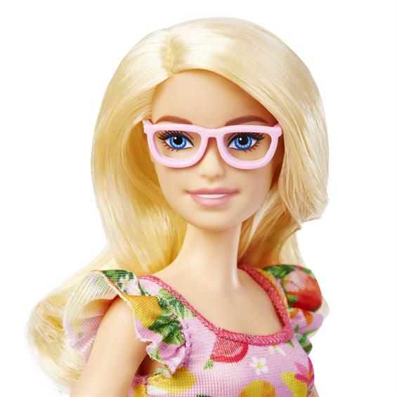 Лялька Barbie Модниця у сукні з фруктовим принтом 29 см (HBV15) - зображення 3