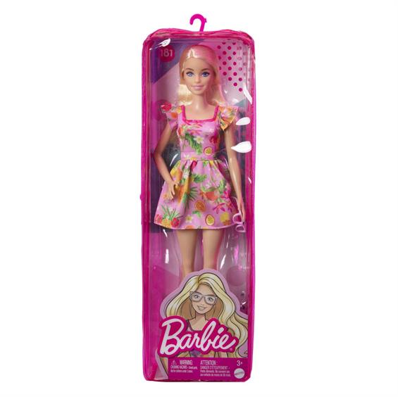 Лялька Barbie Модниця у сукні з фруктовим принтом 29 см (HBV15) - зображення 5