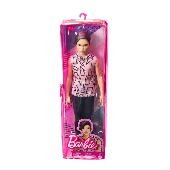 Лялька Кен Barbie Модник Кен у безрукавці з блискавками 29 см (HBV27) - зображення 6