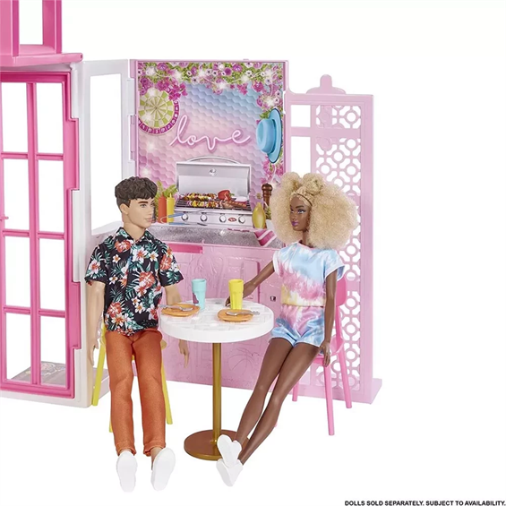 Ляльковий будиночок Barbie портативний 2 поверхи (HCD47) - зображення 4