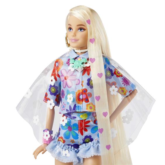 Лялька Barbie Extra у квітковому образі 29 см (HDJ45) - зображення 4