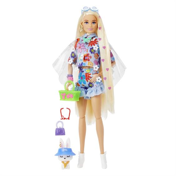 Лялька Barbie Екстра у квітчастому образі 29 см (HDJ45) - зображення 1