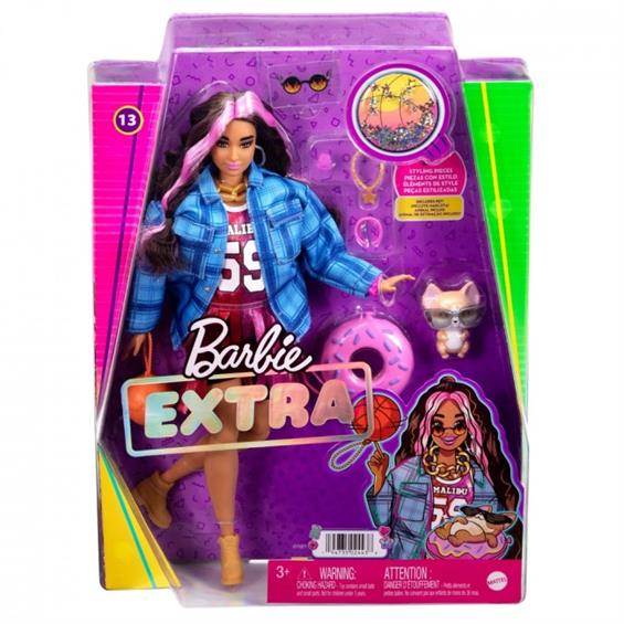 Лялька Barbie Extra у баскетбольному вбранні 29 см (HDJ46) - зображення 6