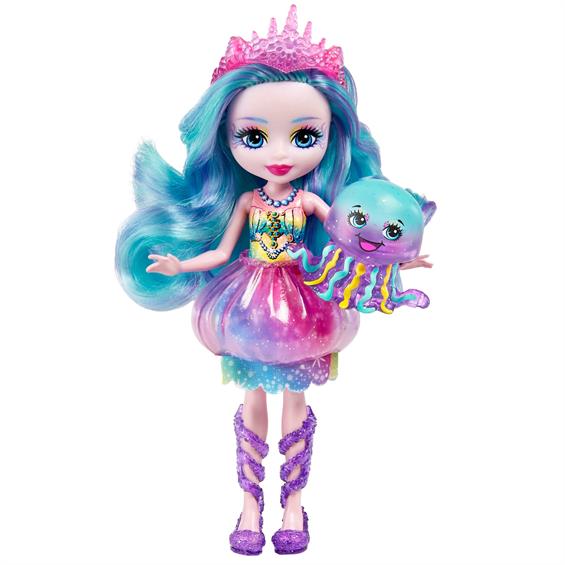 Лялька Enchantimals Медуза Желанні 15 см з улюбленцем (HFF34) - зображення 2