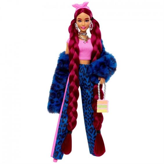 Лялька Barbie Екстра в синьому леопардовому костюмі (HHN09) - зображення 2