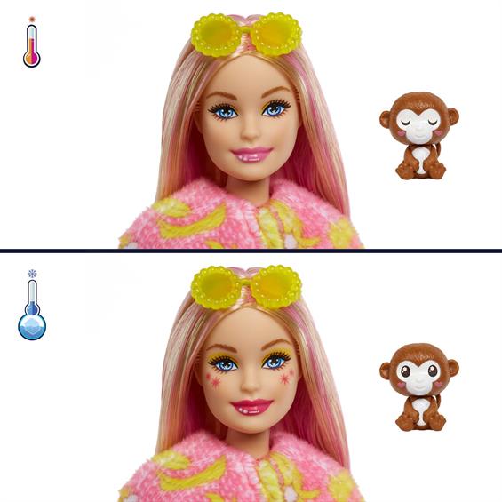 Лялька Barbie Друзі з джунглів Cutie Reveal Мавпеня (HKR01) - зображення 4