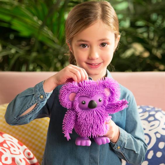 Інтерактивна іграшка Jiggly Pup Запальна фіолетова коала (JP007-PU) - зображення 5