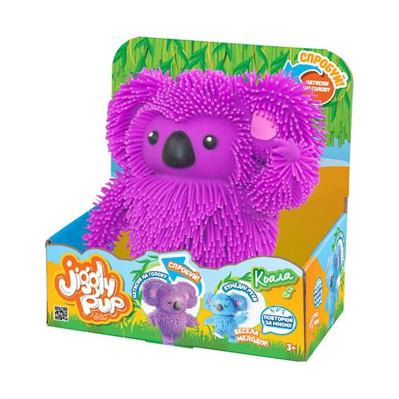Інтерактивна іграшка Jiggly Pup Запальна фіолетова коала (JP007-PU) - зображення 9