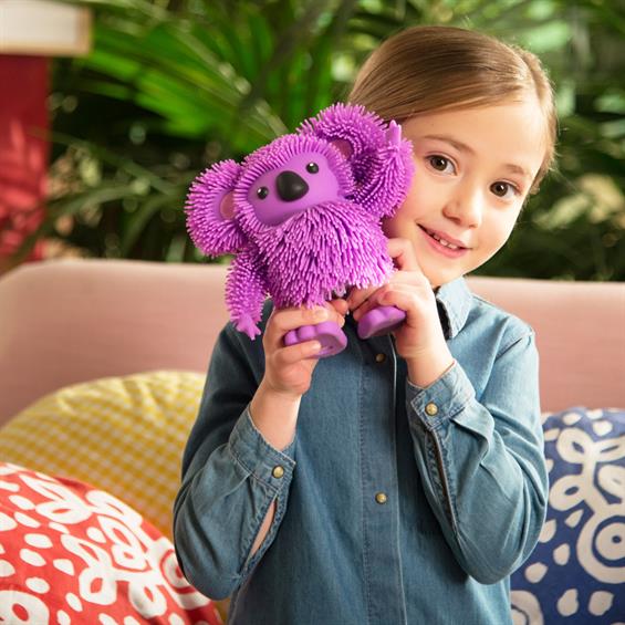 Інтерактивна іграшка Jiggly Pup Запальна фіолетова коала (JP007-PU) - зображення 1