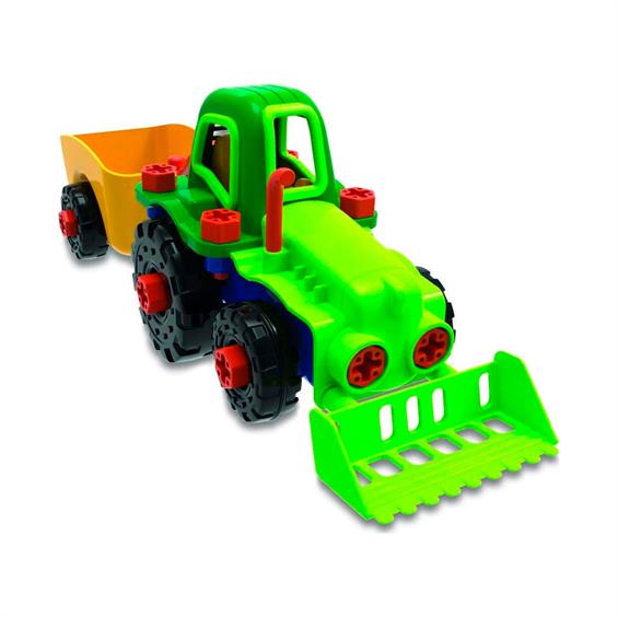Конструктор Edu-Toys Трактор з інструментами (JS030) - зображення 3
