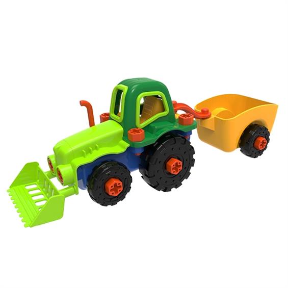 Конструктор Edu-Toys Трактор з інструментами (JS030) - зображення 6