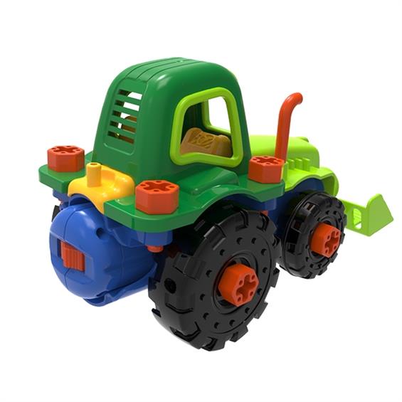 Конструктор Edu-Toys Трактор з інструментами (JS030) - зображення 7