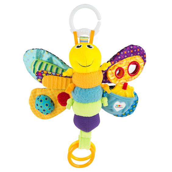 М'яка іграшка-підвіска Lamaze Метелик із прорізувачем і пискавкою (L27024) - зображення 3