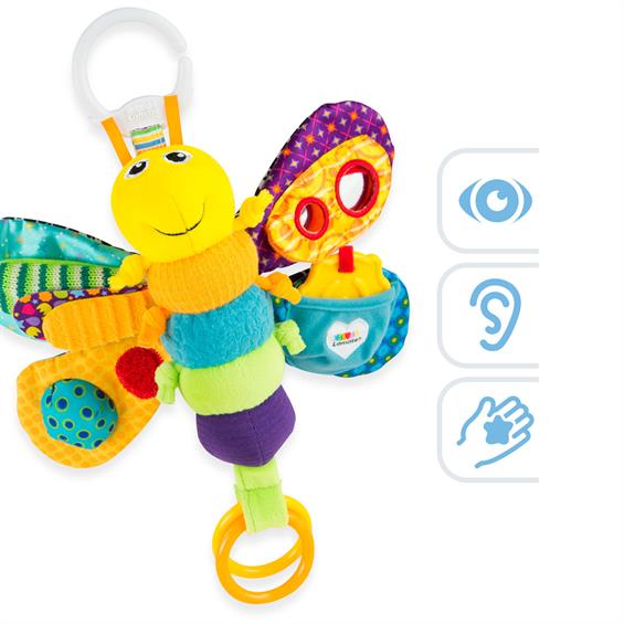 М'яка іграшка-підвіска Lamaze Метелик із прорізувачем і пискавкою (L27024) - зображення 11