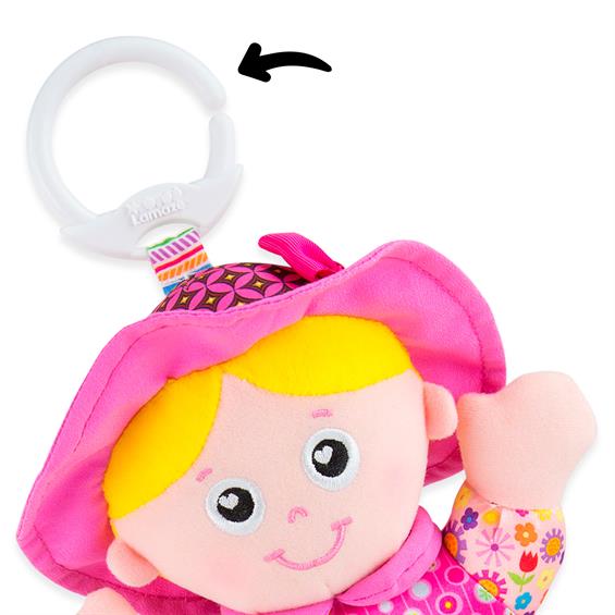 М'яка іграшка-підвіска Lamaze Лялька Емілі з брязкальцем (L27026) - зображення 12