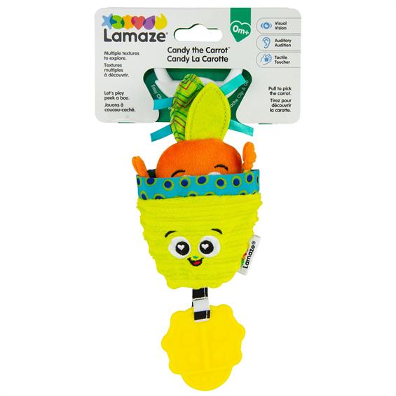 М'яка іграшка-підвіска Lamaze Морквина із прорізувачем (L27381) - зображення 4