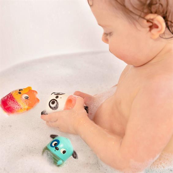 Набір іграшок для ванної Battat Друзяки Буль бризкалки, змінюють колір (LB1845Z) - зображення 9