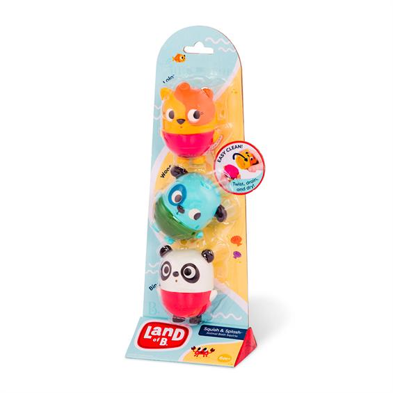 Набір іграшок для ванної Battat Друзяки Буль бризкалки, змінюють колір (LB1845Z) - зображення 10
