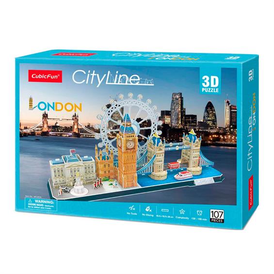 Тривимірна головоломка-конструктор CubicFun City Line Лондон (MC253h) - зображення 5