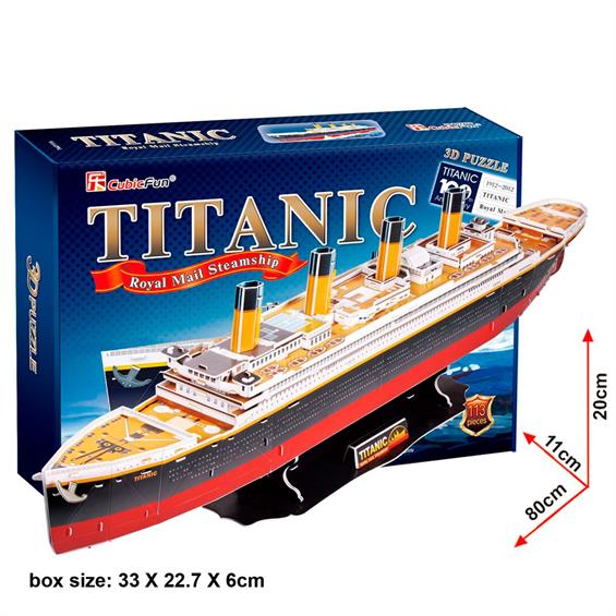 Тривимірна головоломка-конструктор Титанік (T4011h) - зображення 3