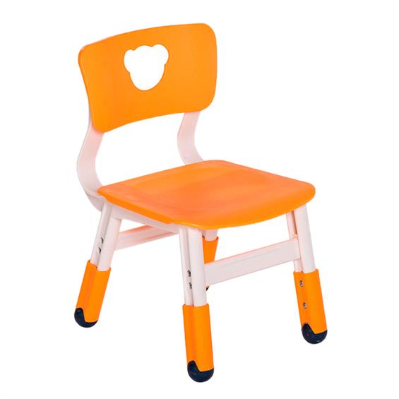 Дитячий стілець Yucai 30х30х51 з регулюванням ніжок, помаранчевий (YCX-036-Orange) - зображення 1