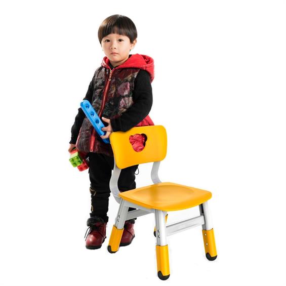 Дитячий стілець Yucai 30х30х51 з регулюванням ніжок, жовтий (YCX-036-Yellow) - зображення 2
