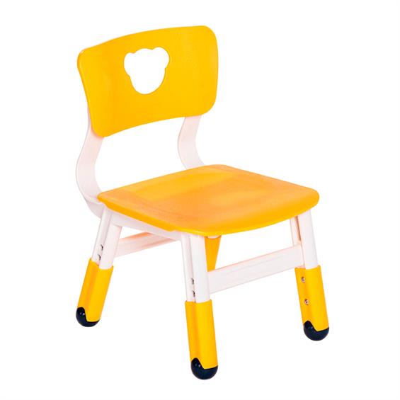 Дитячий стілець Yucai 30х30х51 з регулюванням ніжок, жовтий (YCX-036-Yellow) - зображення 1