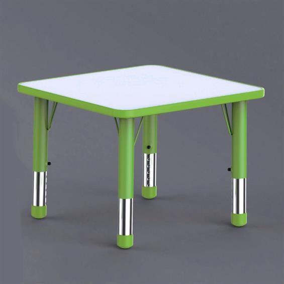 Дитячий стіл Yucai 60x60 з регулюванням висоти 40-60, зелений (YCY-071-Green) - зображення 1