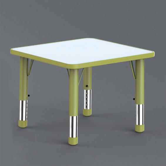 Дитячий стіл Yucai 60x60 з регулюванням висоти 40-60, салатовий (YCY-071-Peak-green) - зображення 1