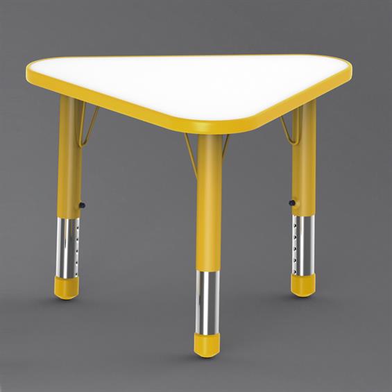 Дитячий стіл Yucai 67x60 з регулюванням висоти 40-60, жовтий (YCY-072-Yellow) - зображення 1